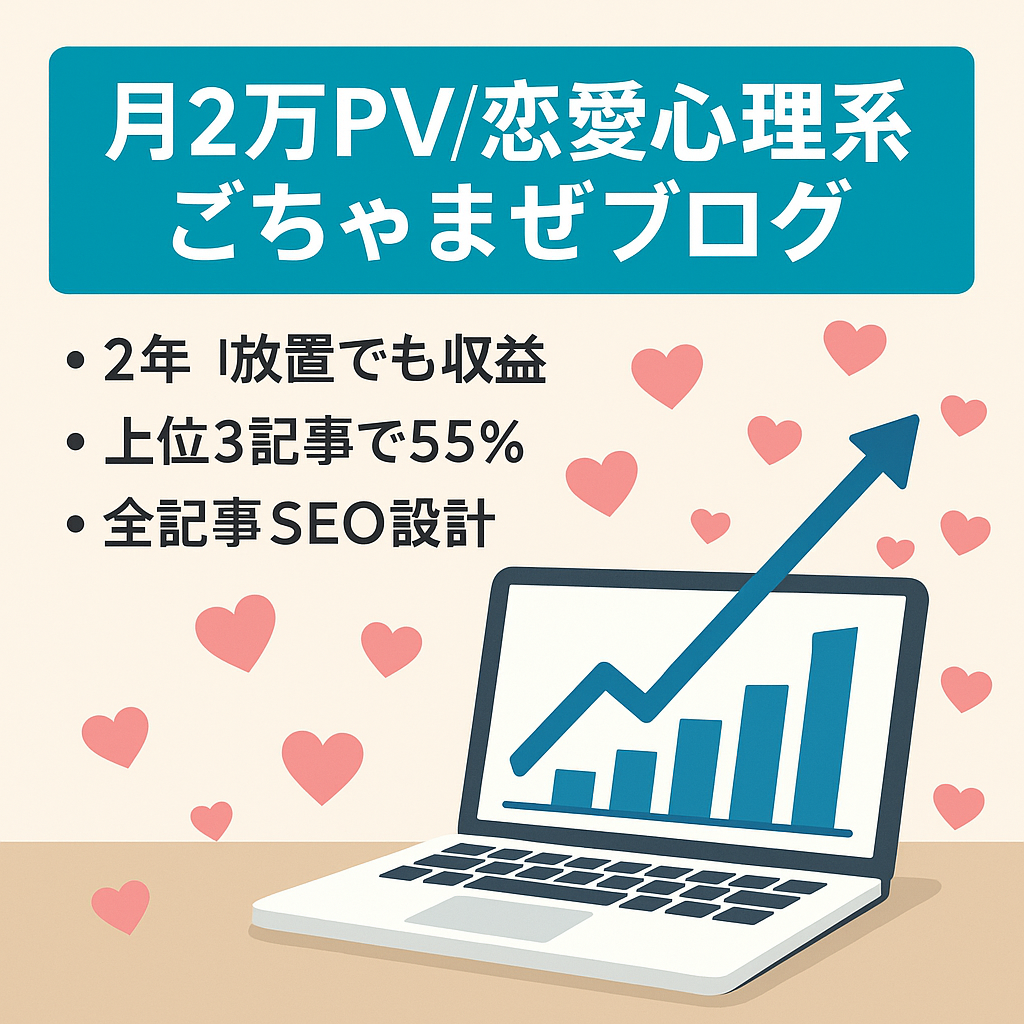 【月2万PV超え】2年近く更新なしでもAdSence等収益を発生させてるごちゃまぜブログ