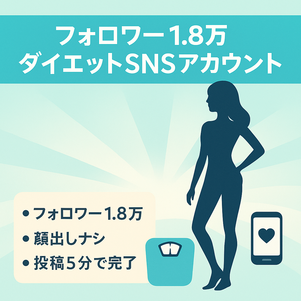 【フォロワー18000人】コツコツ続けてきたダイエット女子アカウント