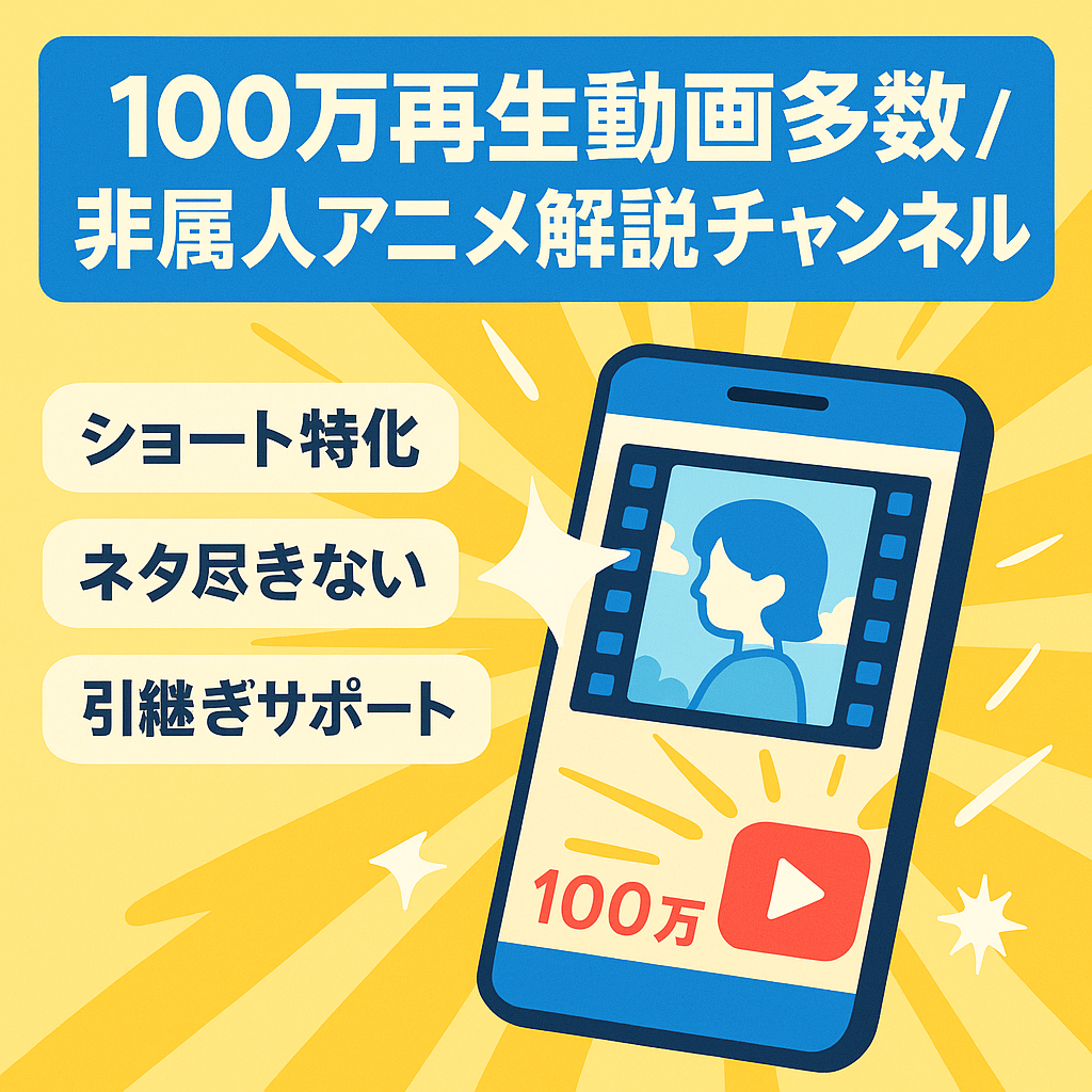 100万再生以上の動画多数！ショート特化の非属人アニメ解説チャンネルです！