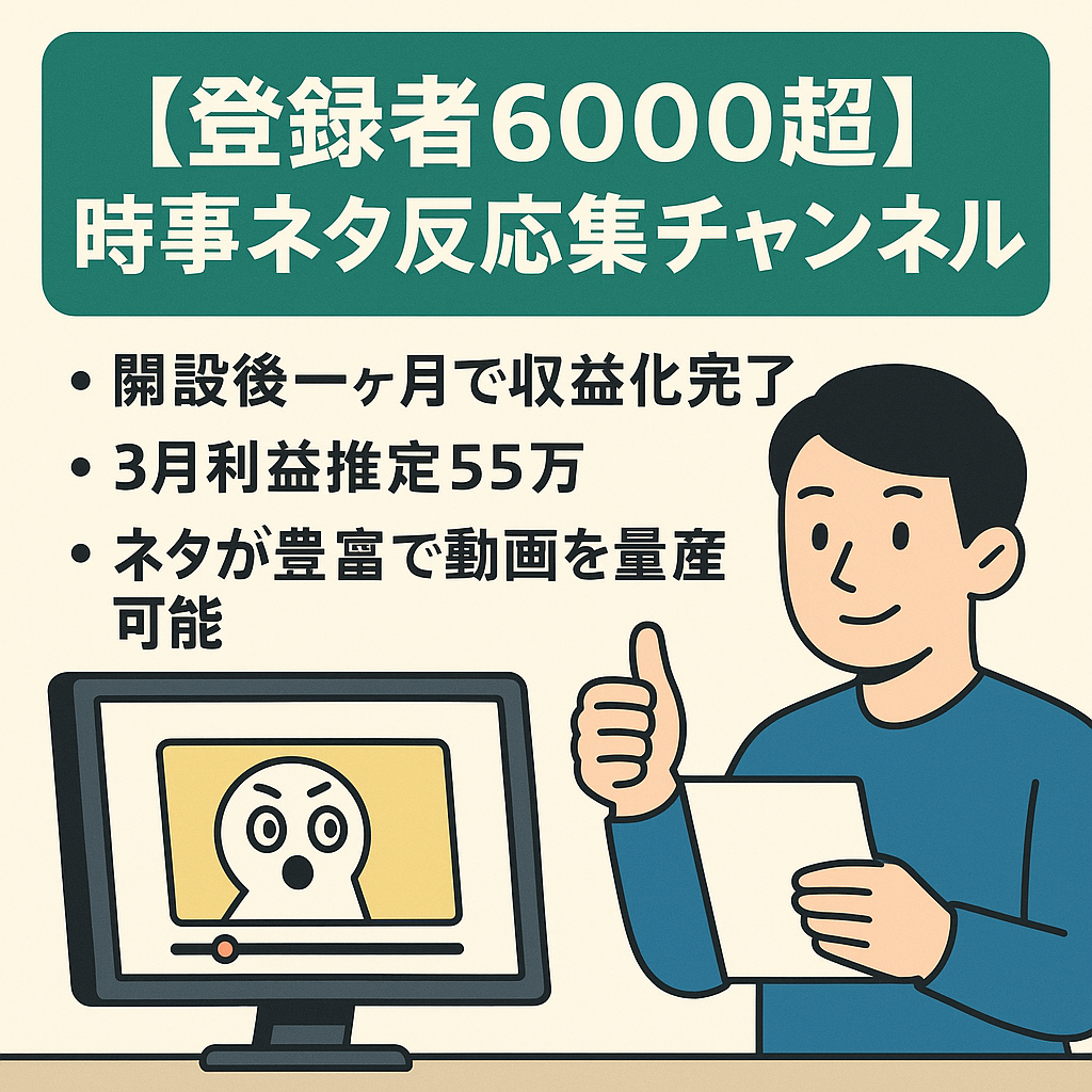 【登録者6000超え　2月収益60万超え　2ch風反応集(時事ネタニュース）