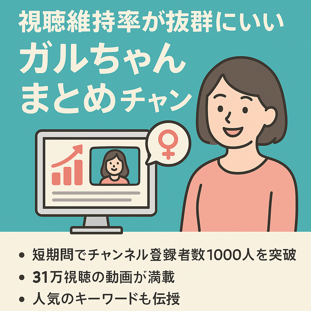 視聴維持率が抜群にいいガルちゃんまとめチャンネルです。31万視聴の動画筆頭に優秀な動画が満載。40代から60代の有益情報が満載です。