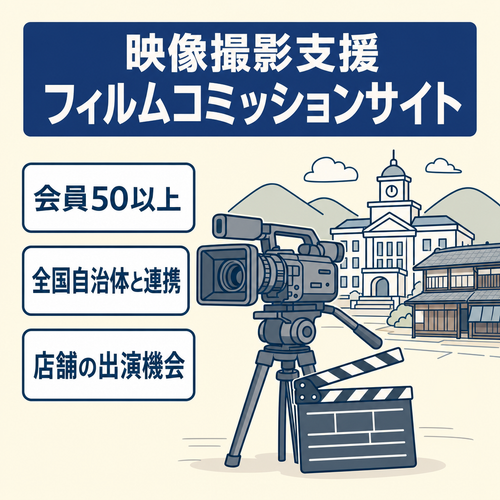 会員数50以上！フィルムコミッション（映画撮影・音楽PV・各種メディア）の下支えサイト