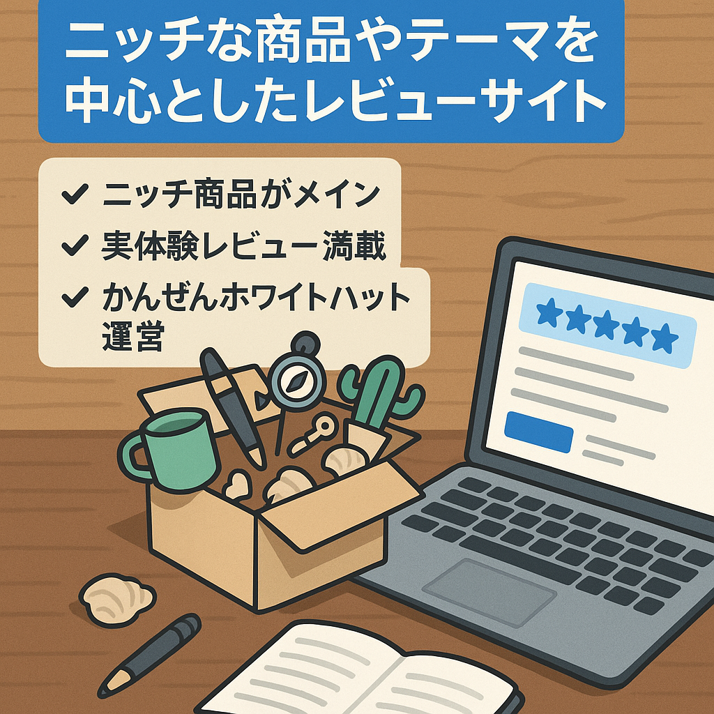 ニッチな商品やテーマを中心としたレビューサイト