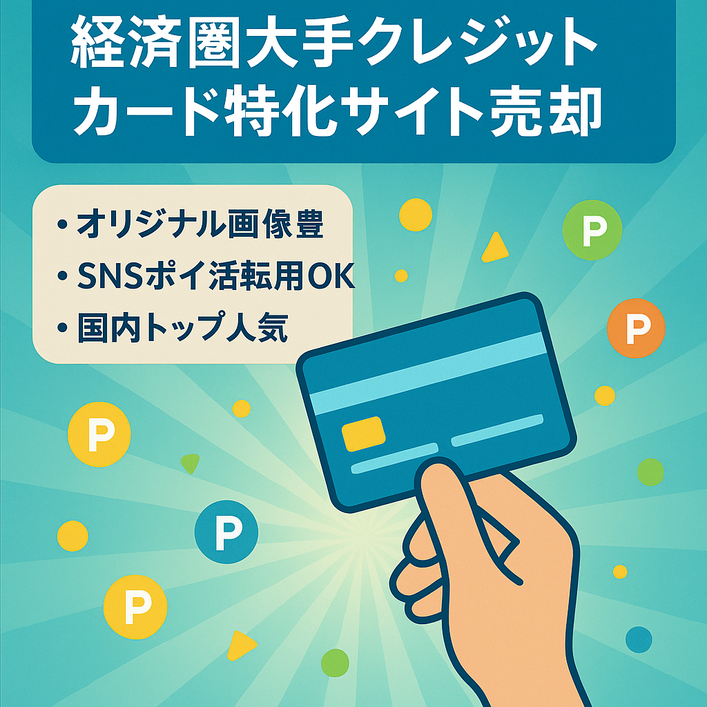 日本で超有名なクレジットカード特化サイト｜経済圏がデカいのでおすすめ