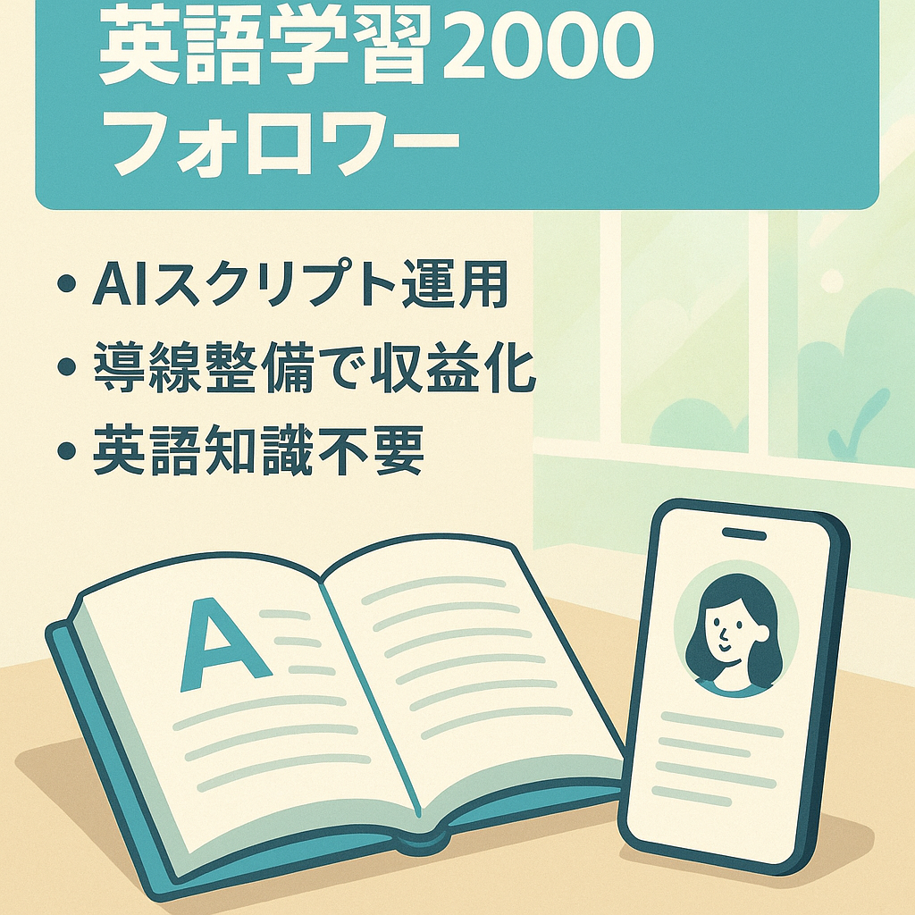 【Tiktok】総フォロワー2000人↑英語学習してる方、向けのアカウント
