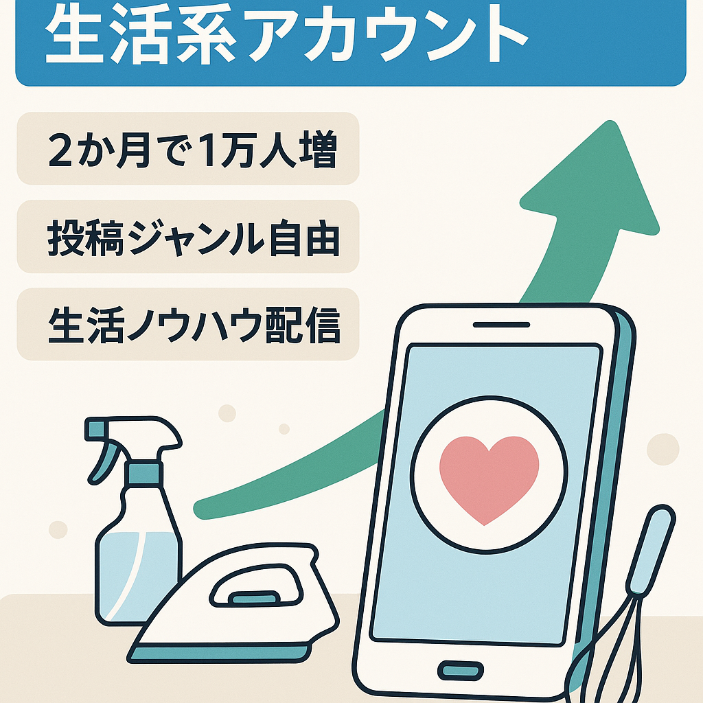 【Instagramフォロワー9万人】生活系アカウント