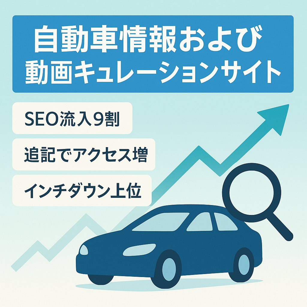自動車情報および動画キュレーションサイト
