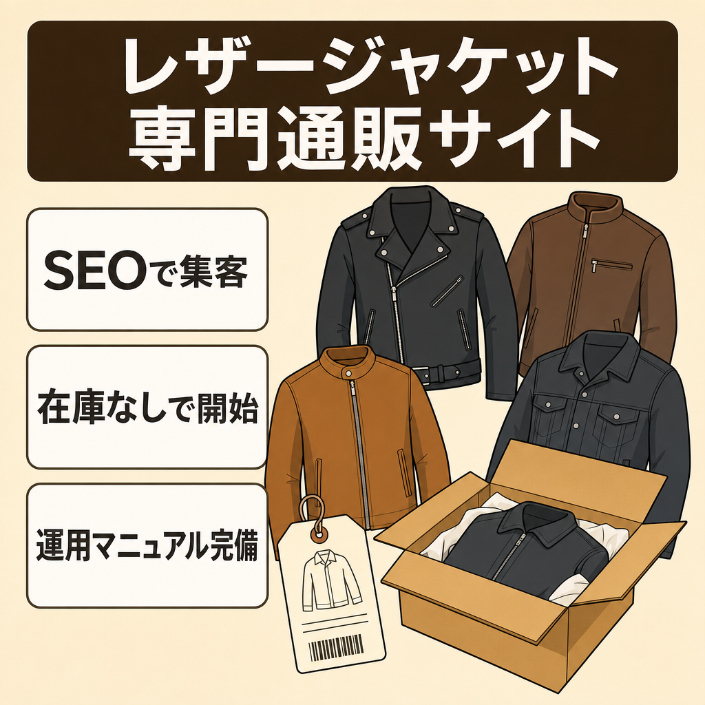豊富な商品バリエーション！レザージャケット専門通販サイト