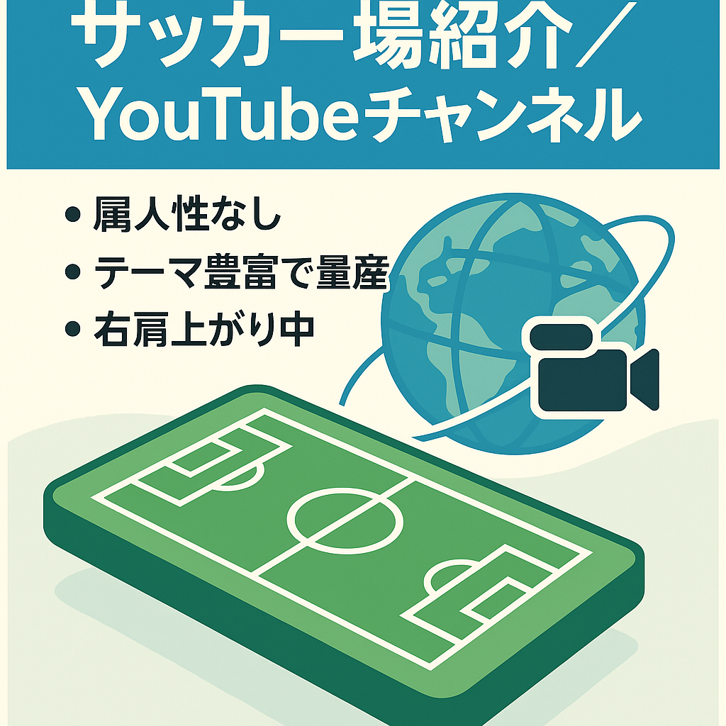 Google Earth Studioを利用して世界のサッカー場を紹介するチャンネル