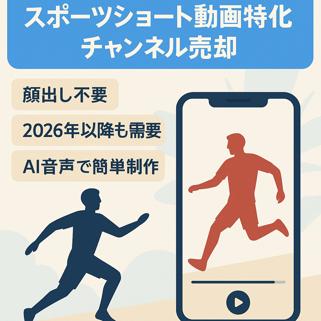 最高月収50万越え！登録者1.9万人のスポーツショート特化チャンネル