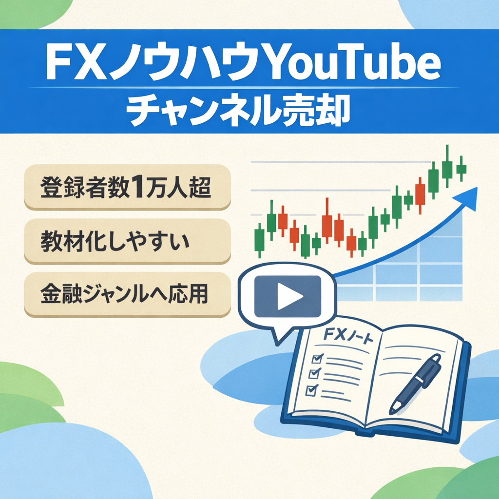 【登録者数1万人超え】FXのノウハウを解説したYoutubeチャンネル