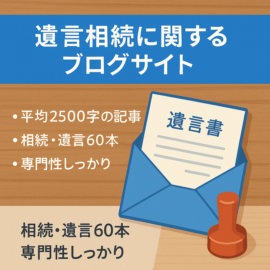 遺言相続に関するブログサイト