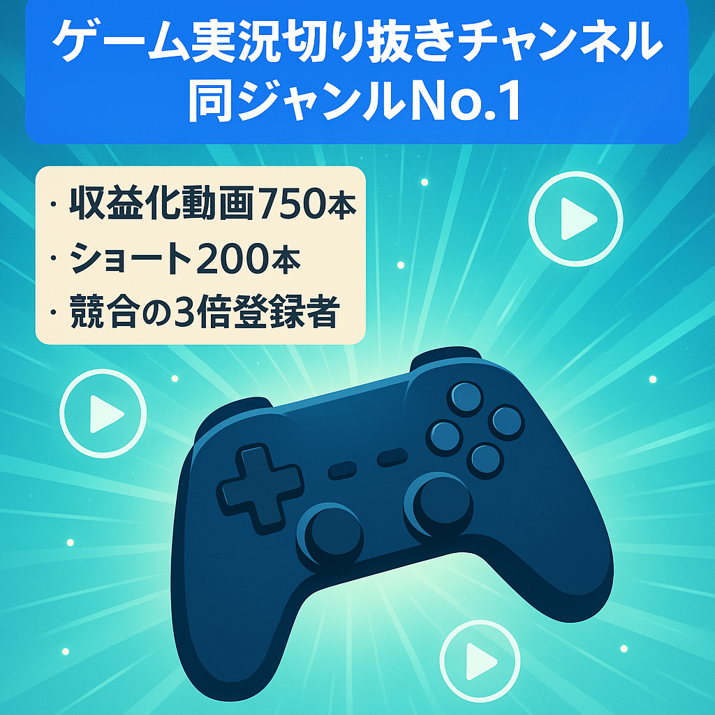 【同ジャンル 圧倒的No.1】ニコ動&YouTubeで活動中の「伝説のゲーム実況者」の切り抜きチャンネル！競合を約3倍以上の登録者で圧倒！