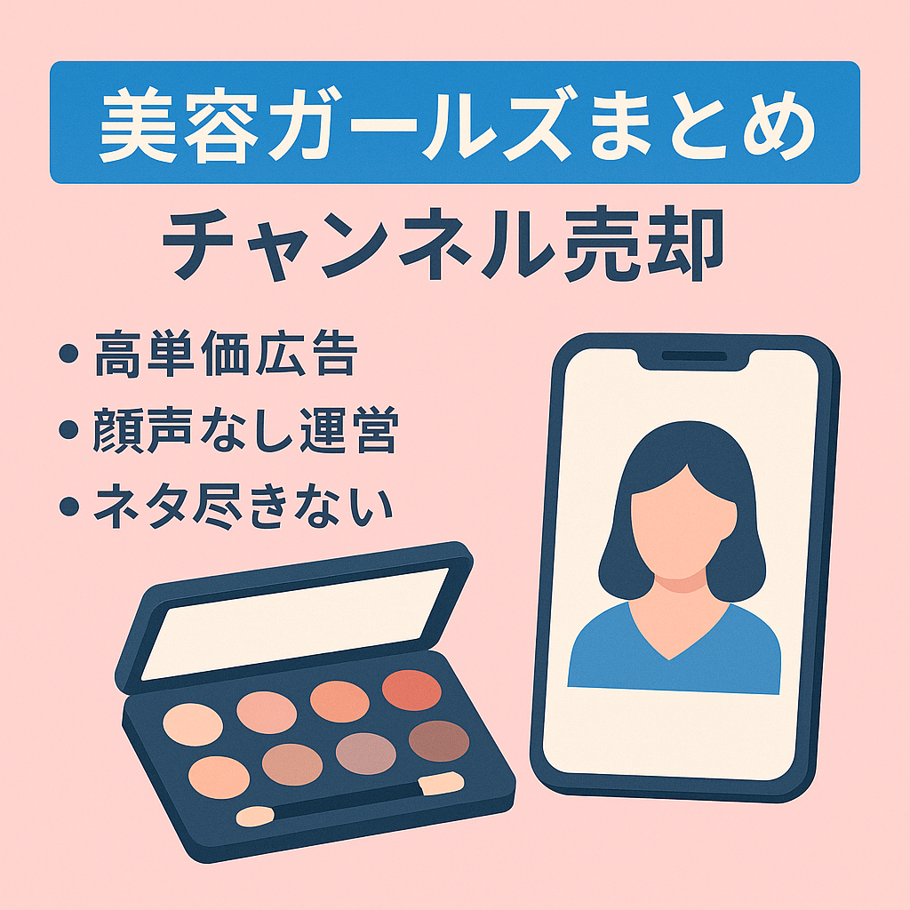 【収益化済み・属人性ナシ】今人気急上昇中のガールズちゃんねるまとめ！美容・コスメジャンルのチャンネル！