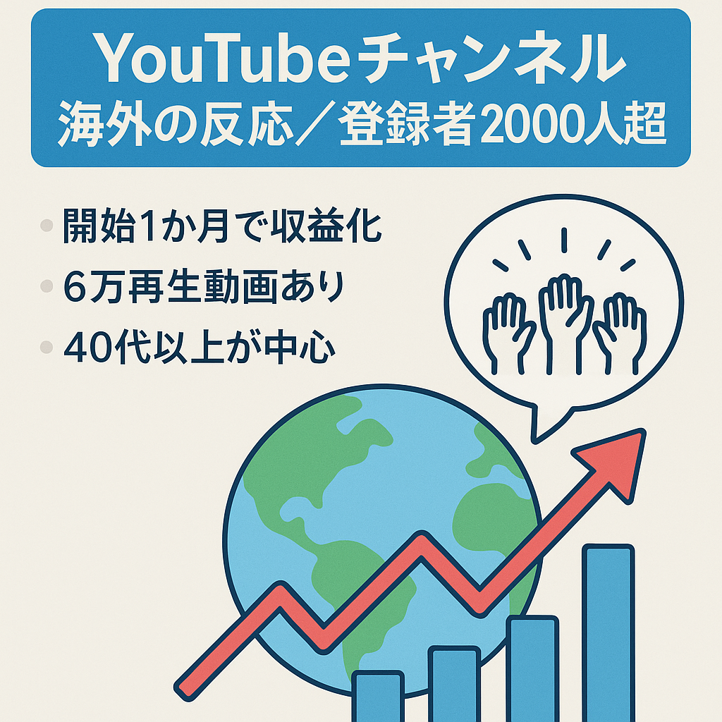 【属人性なし、海外の反応ジャンルの動画です。】YouTube登録者数短期間で2,000人越え！