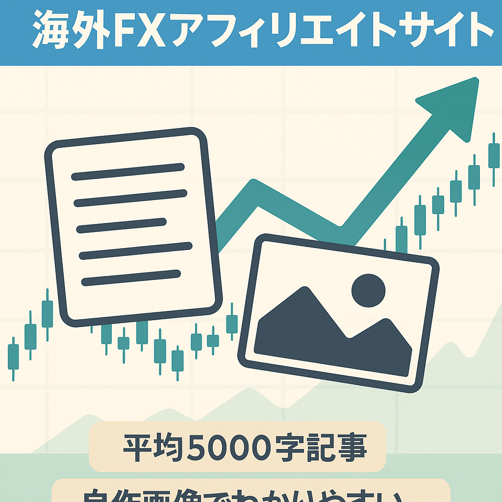 【公開済み14記事+86記事設計済み】海外FXアフィリエイトサイト