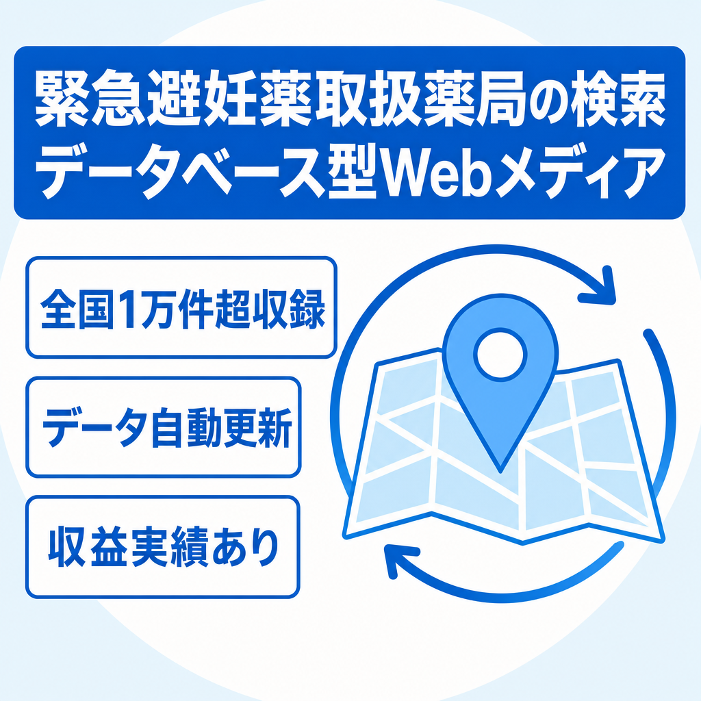 全国1万件超を収録｜緊急避妊薬取扱薬局の検索データベース型Webメディア