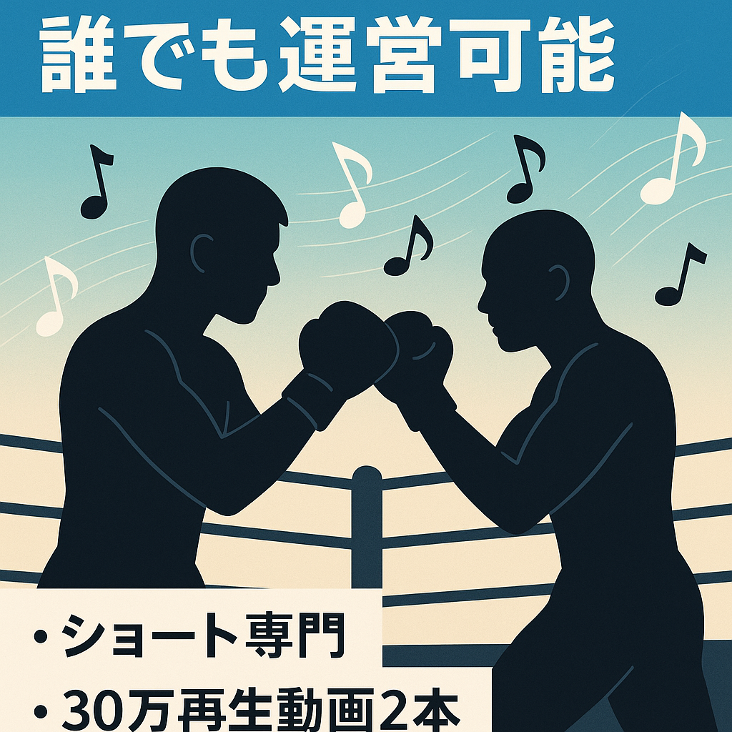 発展途上の格闘技ショートチャンネルで誰でも運営可能
