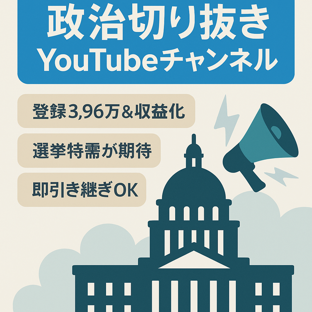 【登録者3.96万人】これから解散選挙ありの政治切り抜きチャンネル（非属人性）