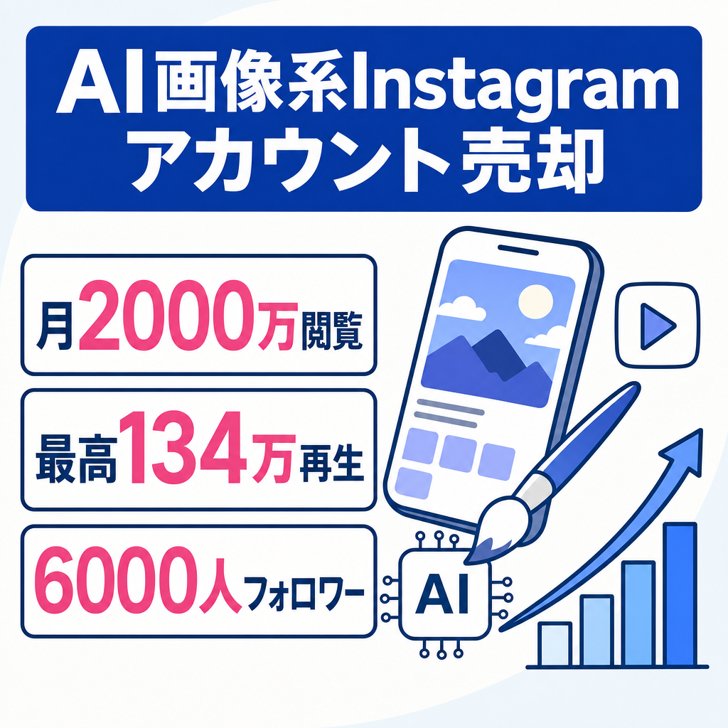 月間2000万閲覧/最高134万｜フォロワー6000人のAI画像系Instagramアカウント