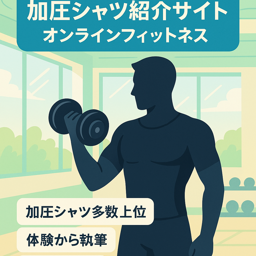 実体験をもとにした加圧シャツ・オンラインフィットネス紹介メディア