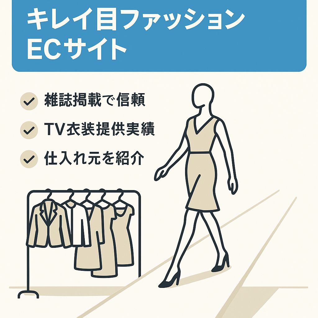 【ファッションショー出演有り】キレイ目ファッションECサイト