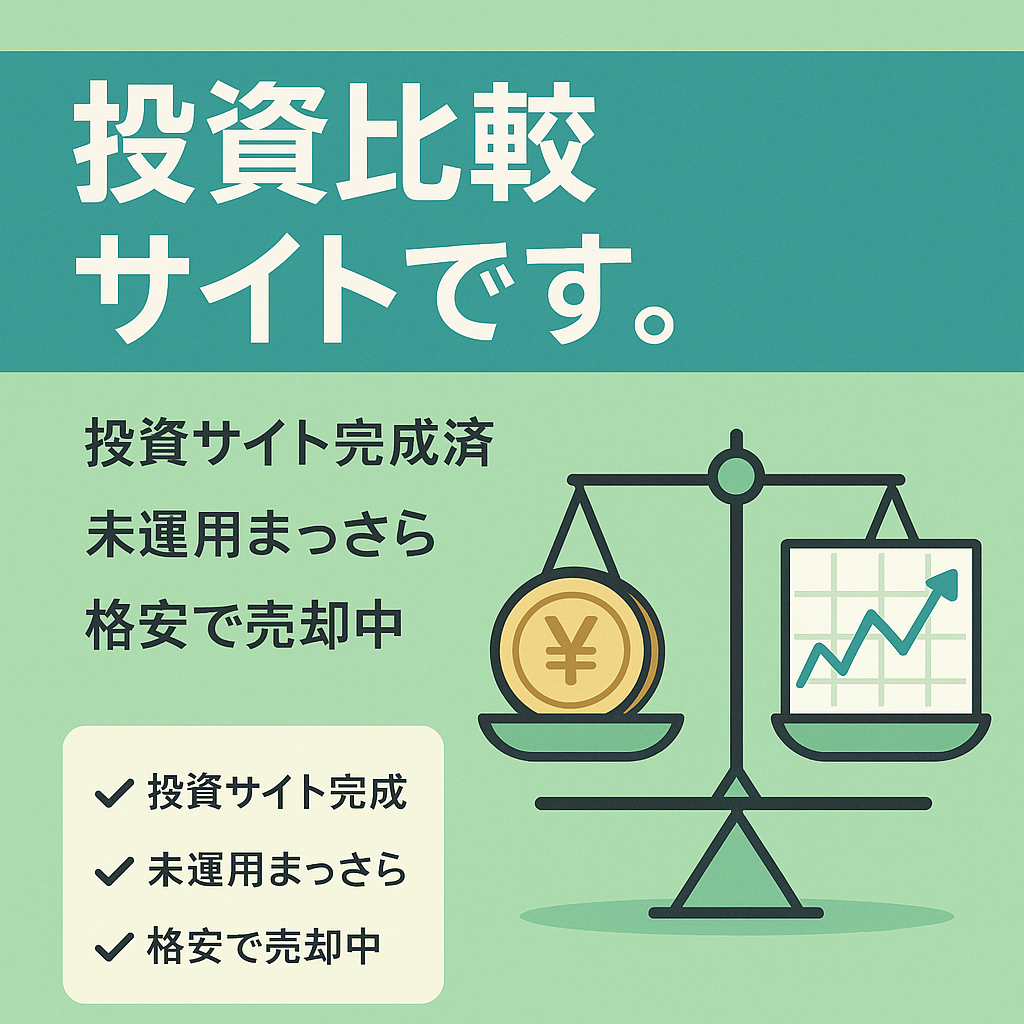 投資比較サイトです。