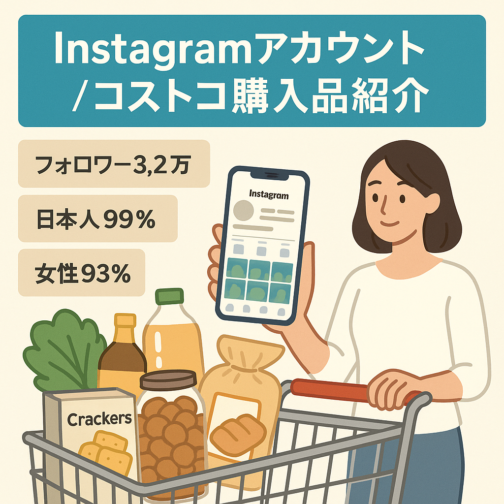 Instagramフォロワー数3.2万人！コストコ購入品を載せていたInstagramです！