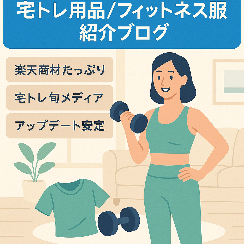 フィットネスウエア・宅トレ関連グッズの紹介を中心に扱った筋トレブログ