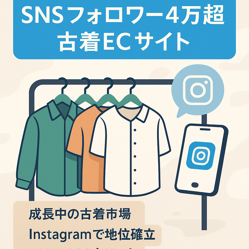 【SNS総フォロワー4万人越え】古着のECサイト