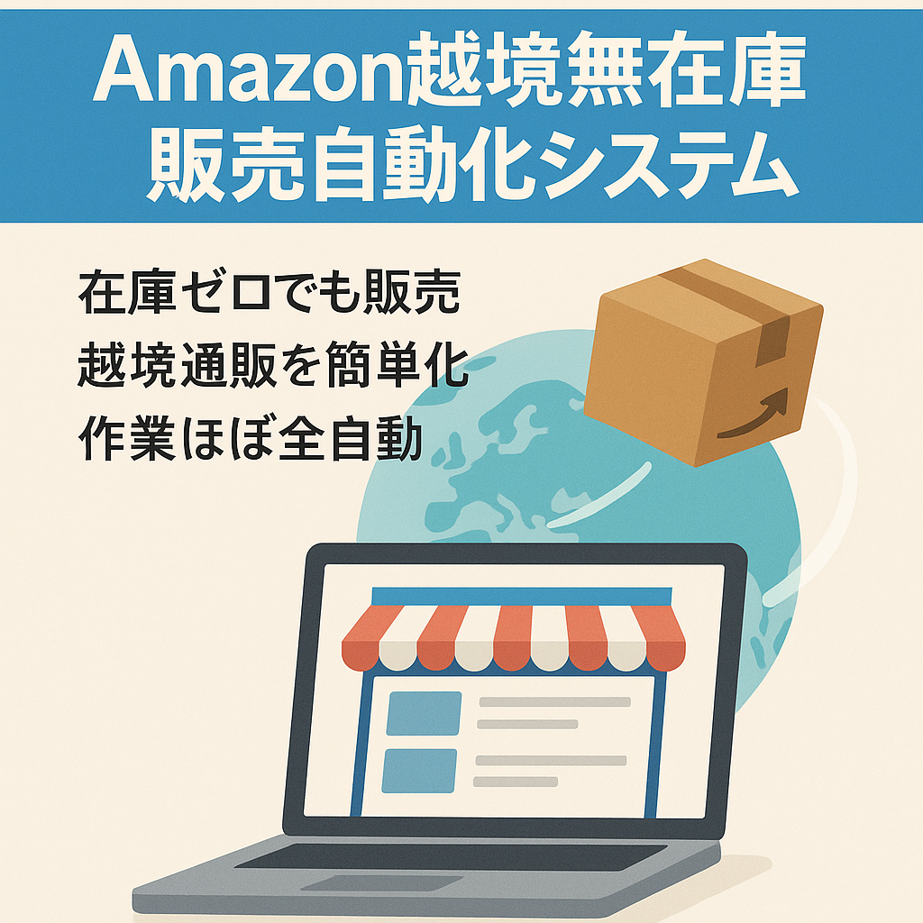米国Amazon→日本Amazonに自動で無在庫販売できるシステム