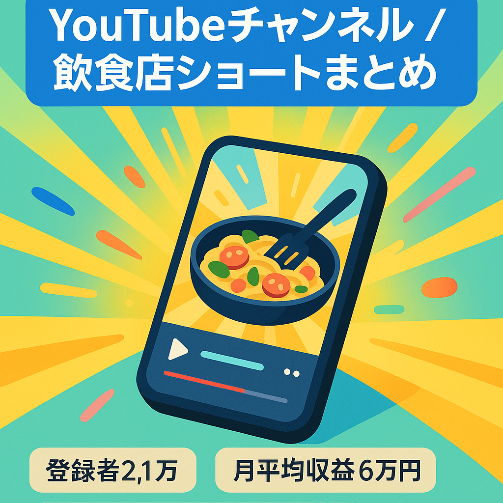 【YouTubeチャンネル登録者2.1万】飲食店の人気ショート動画のまとめチャンネル