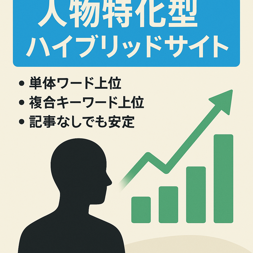 人物特化型ハイブリッドサイト