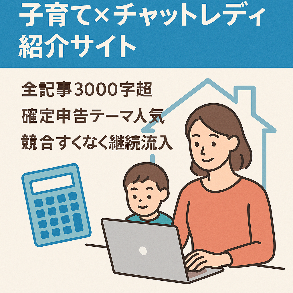 子育てしながらしっかり稼げるチャットレディのお仕事について紹介したサイト