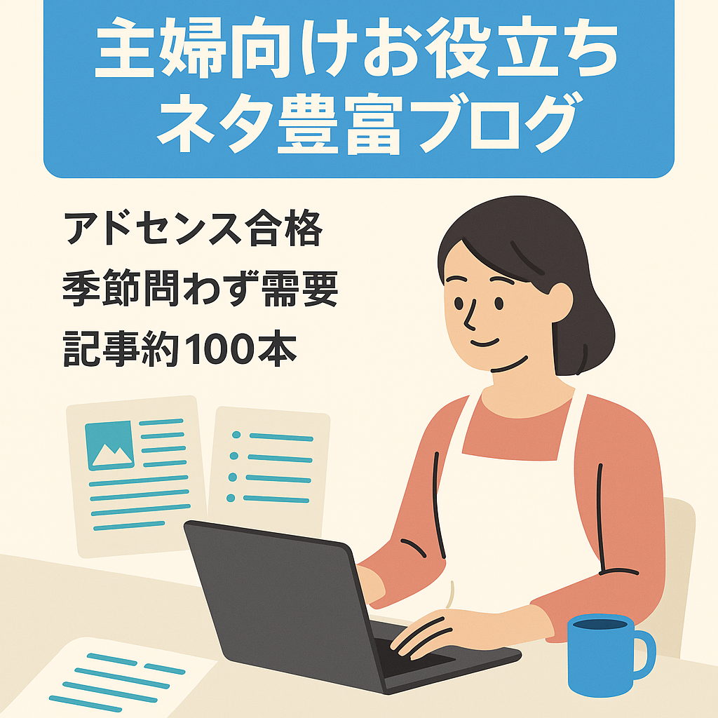 女性＆主婦目線の長期的で広範囲！お役立ちネタ記事が豊富