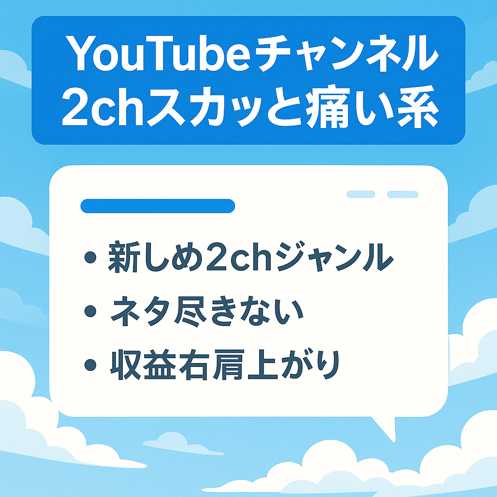 【早い者勝ち】YouTube2chスカッと・痛い系チャンネル