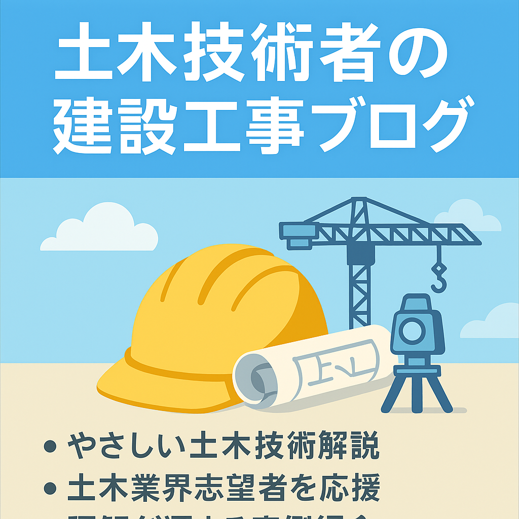 土木技術者による建設工事のエトセトラや技術的情報を発信するブログ