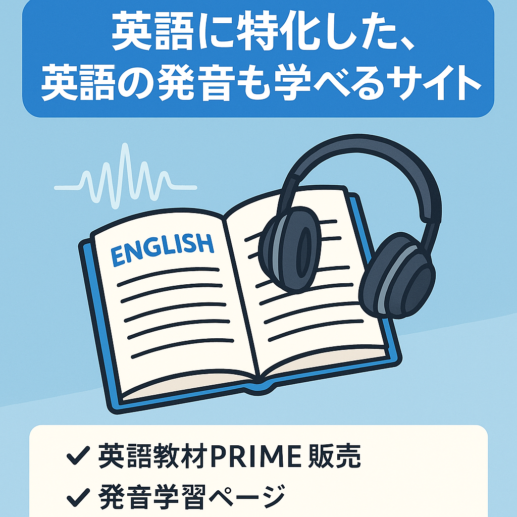 英語に特化した、英語の発音も学べるサイト