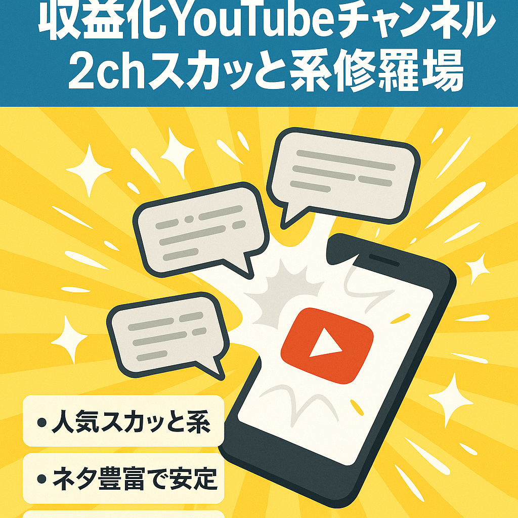 【早いもの勝ち】2chスカッと系修羅場チャンネル【収益化済み】