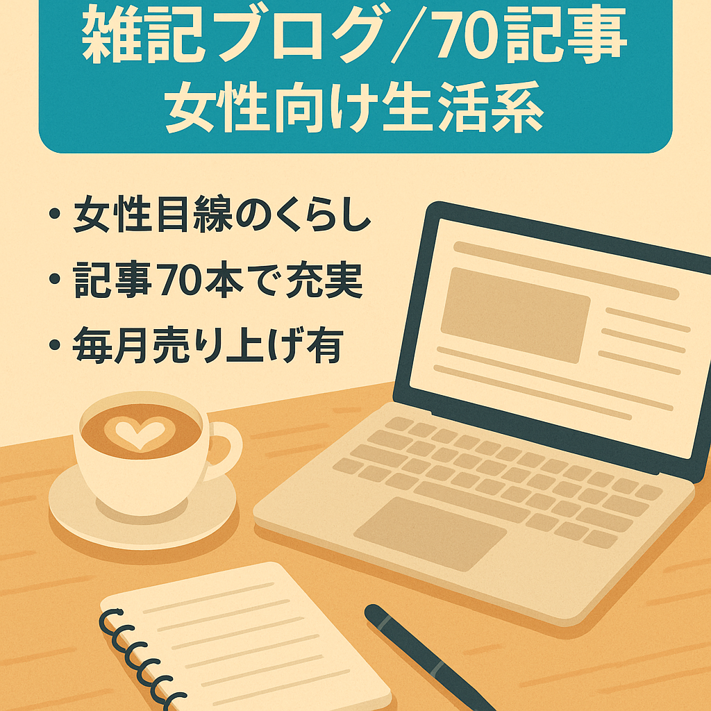 【ごちゃまぜ雑記ブログ】70記事／女性目線での生活お役立ち系記事メイン