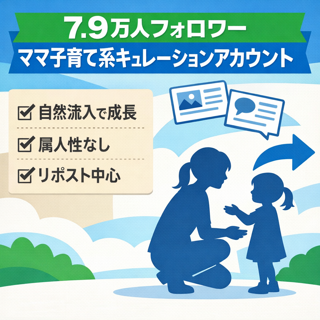 リポスト：【フォロワー7.9万人】ママ・子育て系キュレーションアカウント