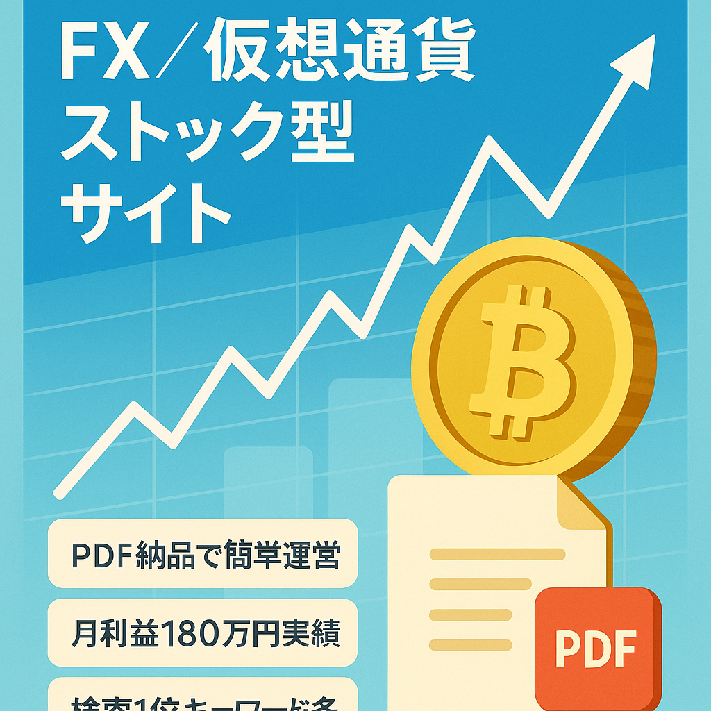 FXや仮想通貨の知識があれば収益は無限に上昇可能！大きな信頼を積み上げてきたストック型ビジネス