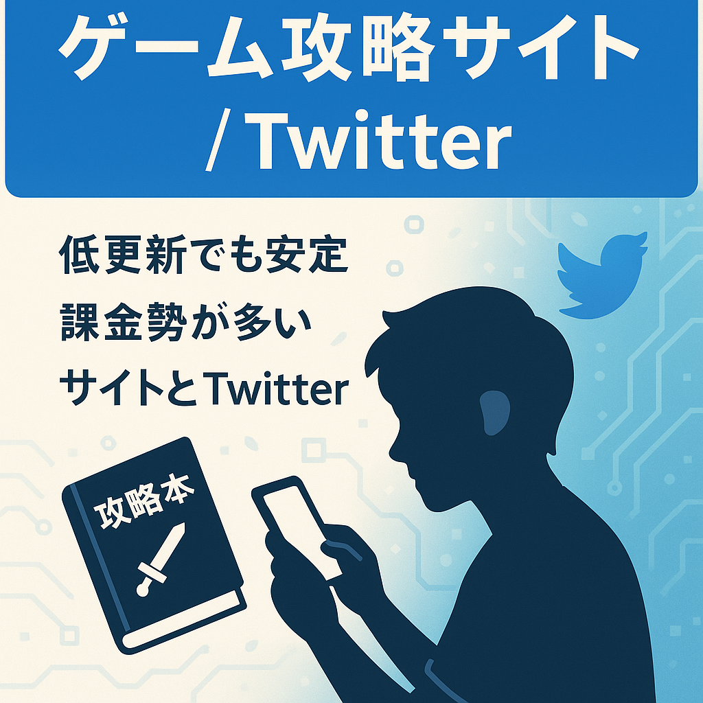 【Twitter、SEO集客】重課金者が多いゲームの攻略サイトです。