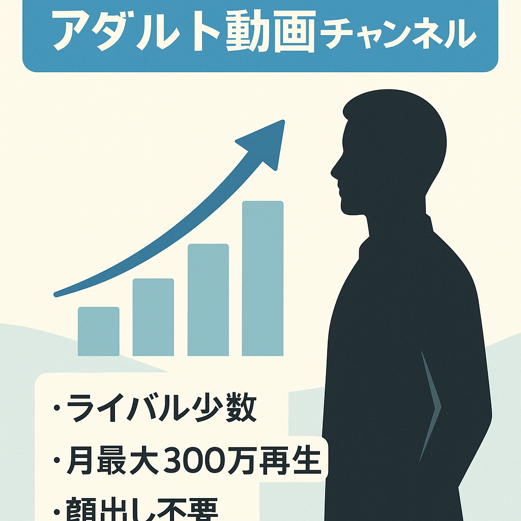 【訳アリ】【チャンネル登録者4万越え＆月額収益40万越え】ニッチなアダルトチャンネル紹介【顔出しなし】