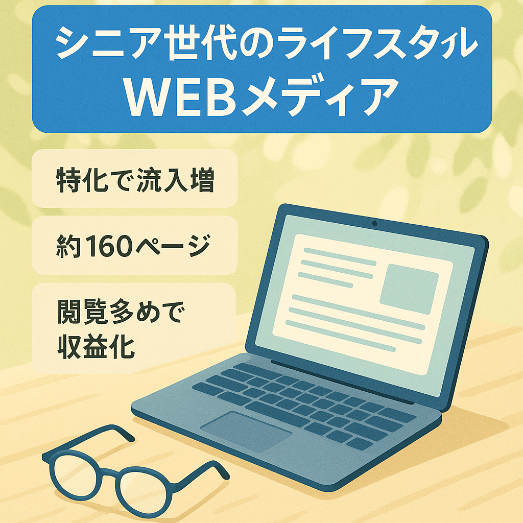 シニア世代のライフスタイルWEBメディア