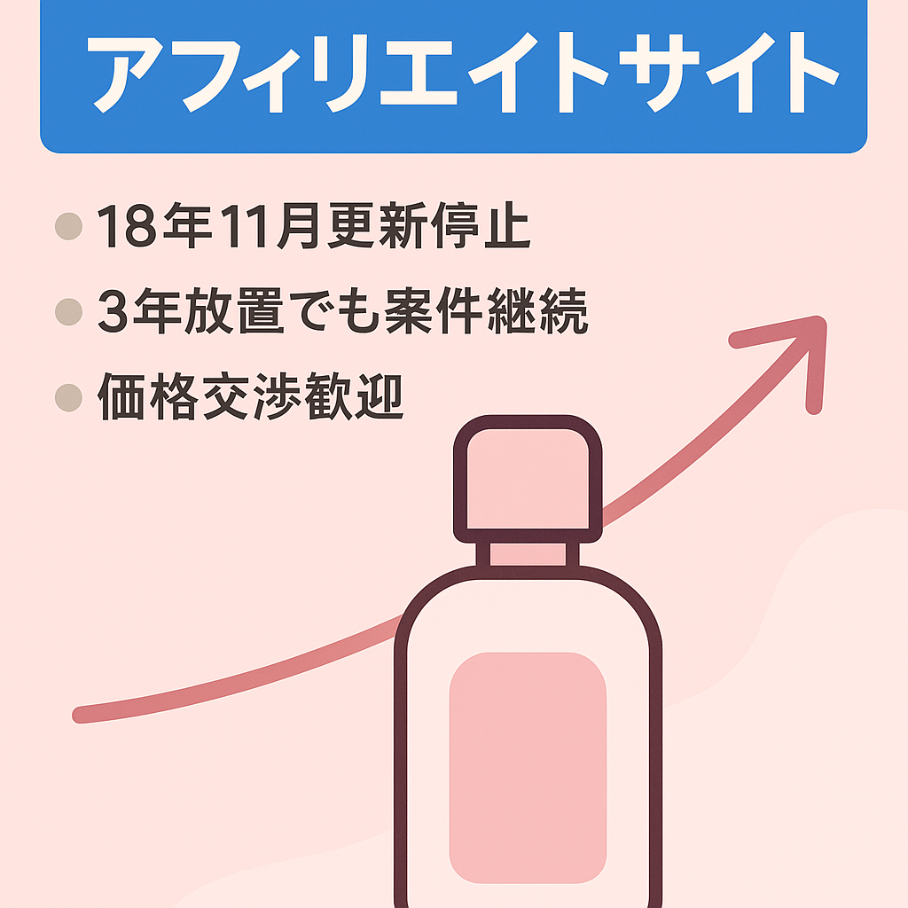 【美容特化】アフィエイトサイト