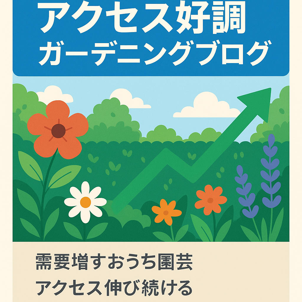 【コロナ禍でアクセス/収益UP中！】注目度が高いガーデニングブログ