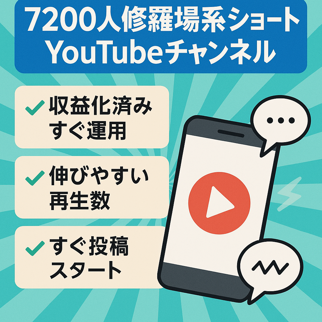 【チャンネル登録者数7200人】2ch修羅場系ショート動画YouTubeチャンネル
