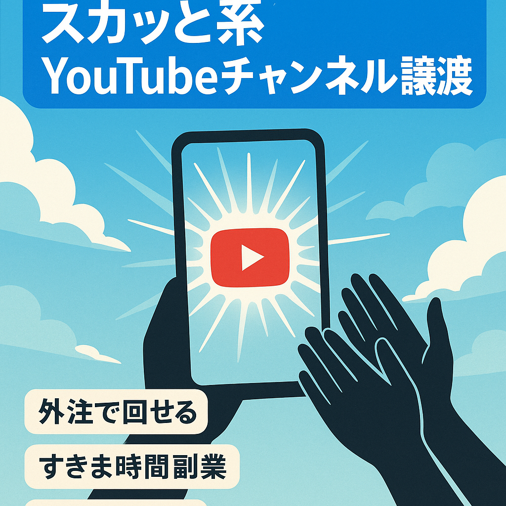 【収益化済み！チャンネル登録者2,210名】顔出し不要のスカッと系YouTubeのアカウント譲渡！