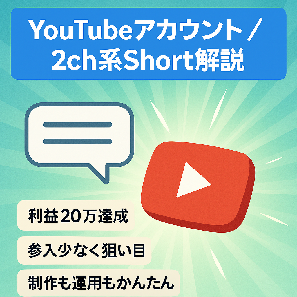 2chスカッと系Short　ゆっくり解説【YouTubeアカウント譲渡】
